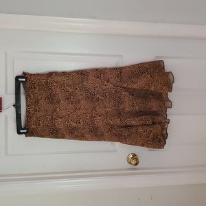 Womens Cheetah Print Skirt